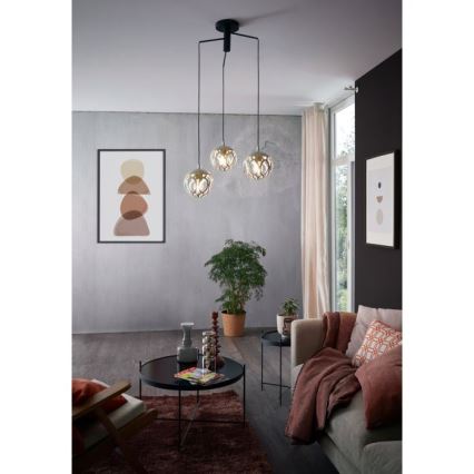 Eglo - Lámpara colgante 3xE27/60W/230V