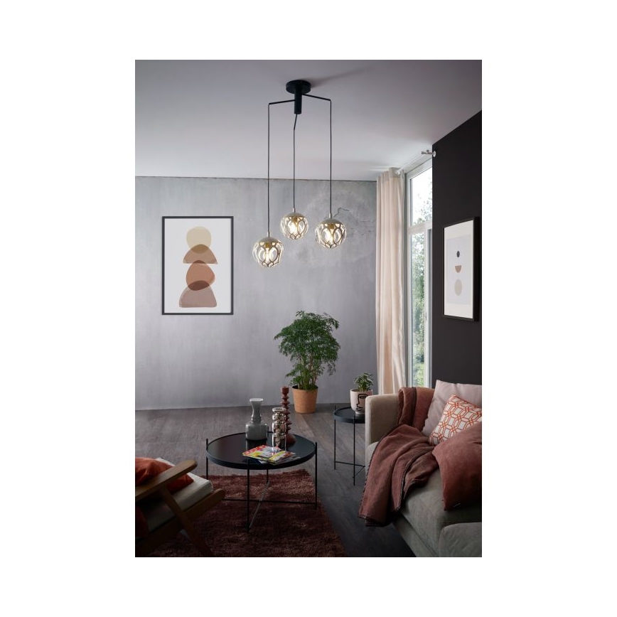 Eglo - Lámpara colgante 3xE27/60W/230V