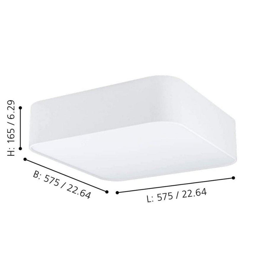 Eglo - Plafón 5xE27/25W/230V