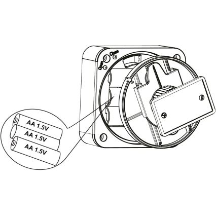 Eglo - Sensor de exterior Tuya IP44 ZigBee