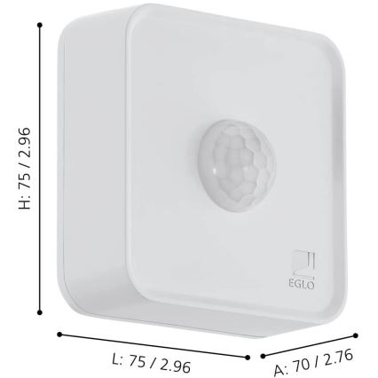 Eglo - Sensor de exterior Tuya IP44 ZigBee