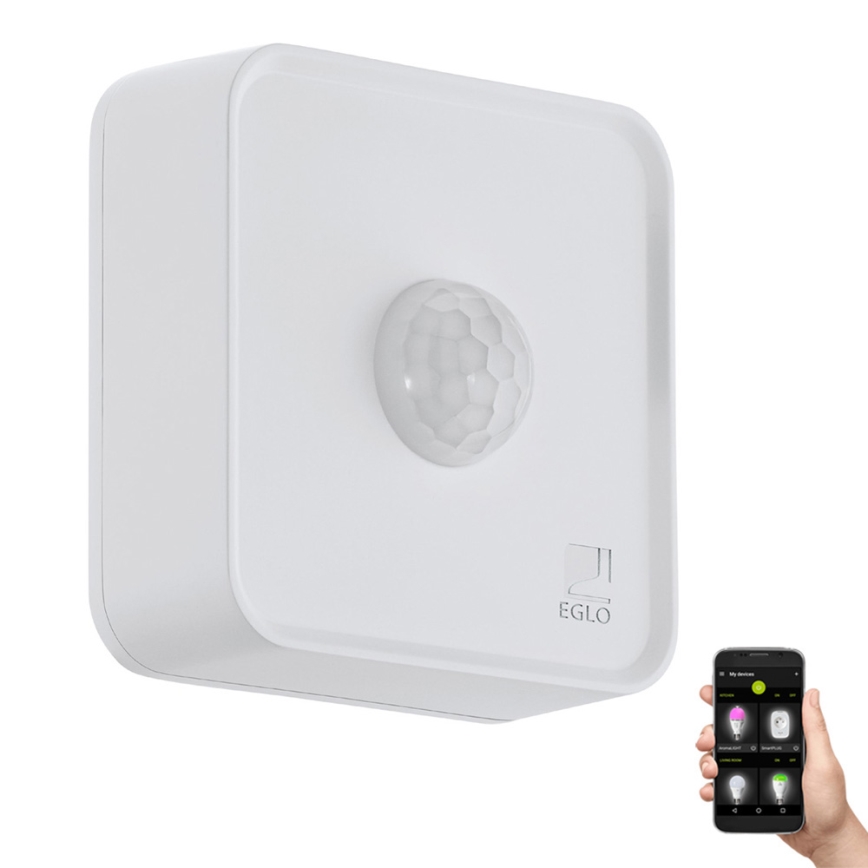 Eglo - Sensor exterior de movimiento y crepúsculo IP44 ZigBee