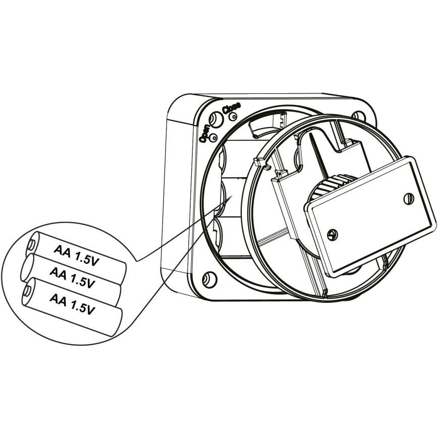 Eglo - Sensor exterior de movimiento y crepúsculo IP44 ZigBee