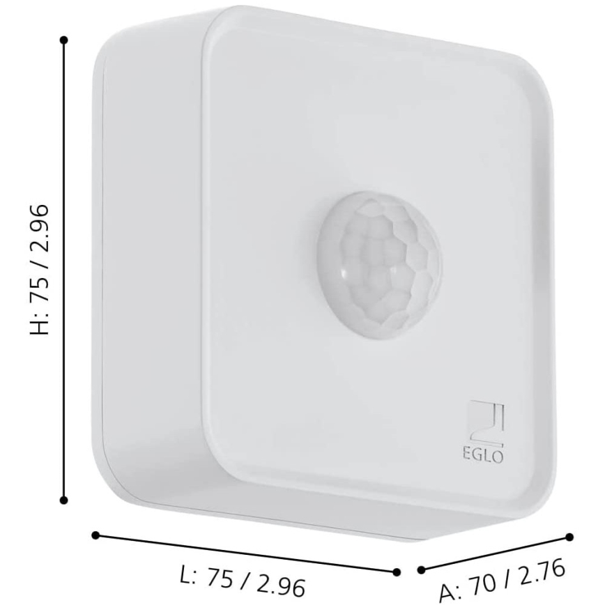 Eglo - Sensor exterior de movimiento y crepúsculo IP44 ZigBee