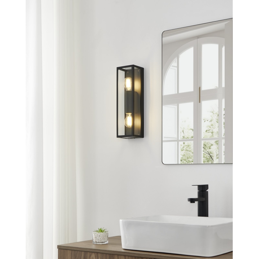 Eglo - Aplique de baño 2xE27/60W/230V IP44