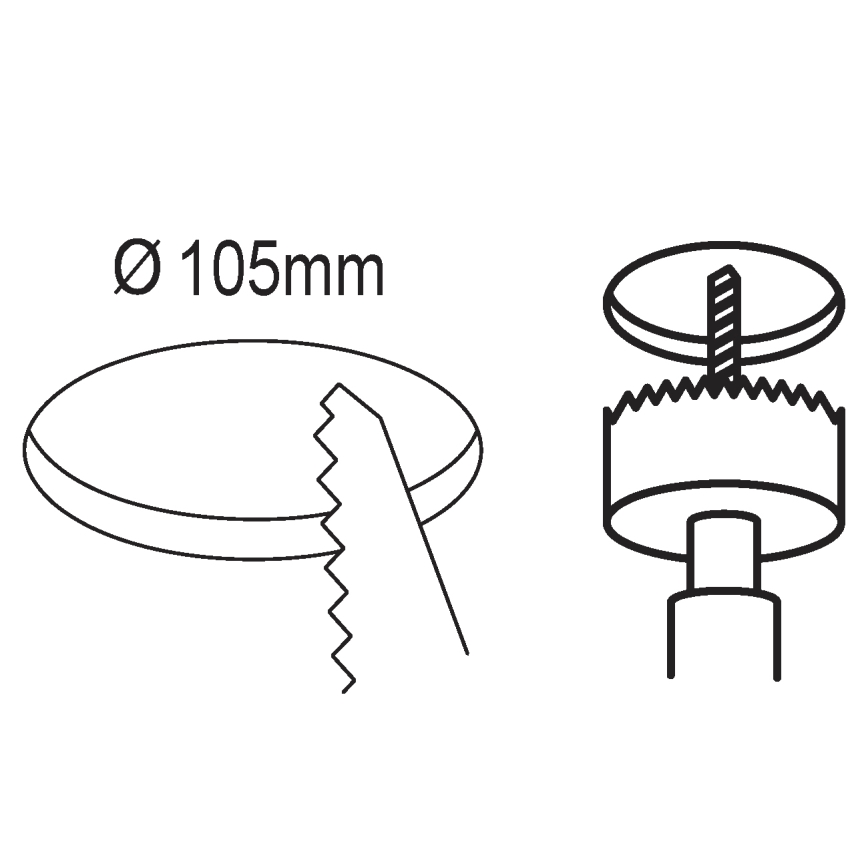 Eglo - LED foco empotrado LED/5,5W/230V pr. 11,7 cm