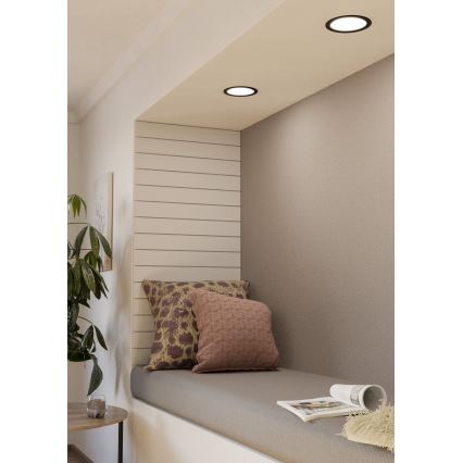 Eglo - Luminaria empotrada LED con 5 LEDs/10,5W/230V, Ø 16,6 cm