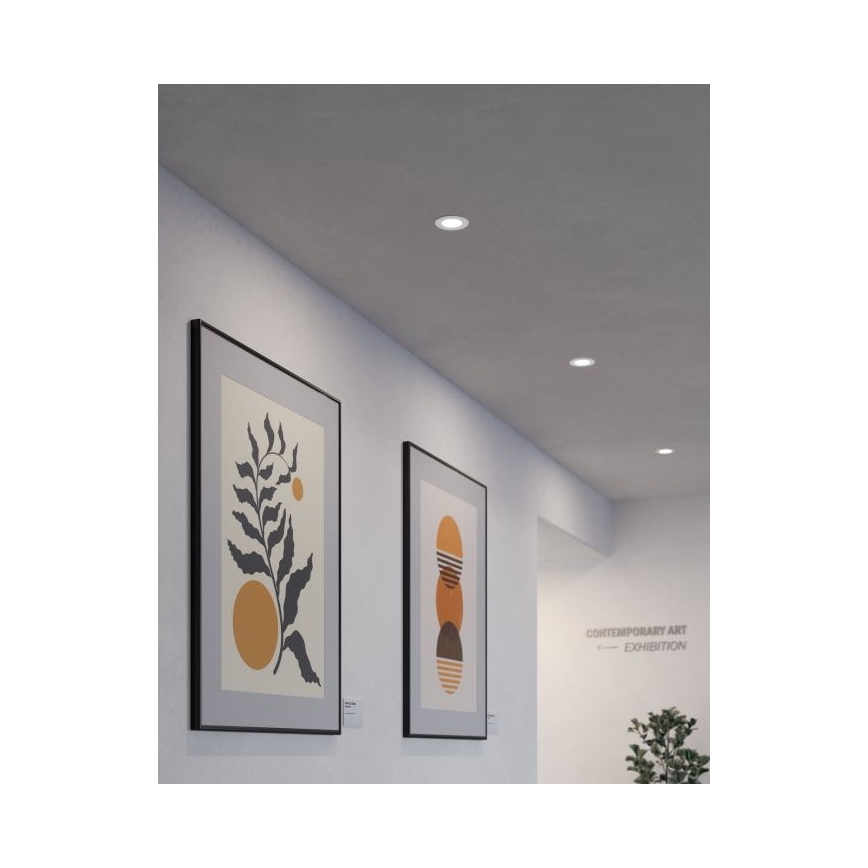 Eglo - Foco empotrado LED 5,5W/230V, Ø 11,7 cm