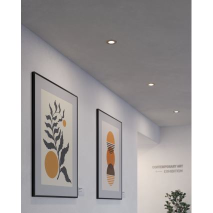 Eglo - Luminaria empotrada LED, 5 LEDs/5,5 W/230 V, diámetro 11,7 cm