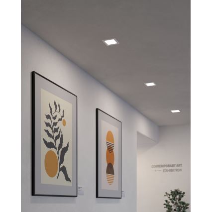 Eglo - Luminaria empotrada LED/5,5W/230V 11,7x11,7 cm