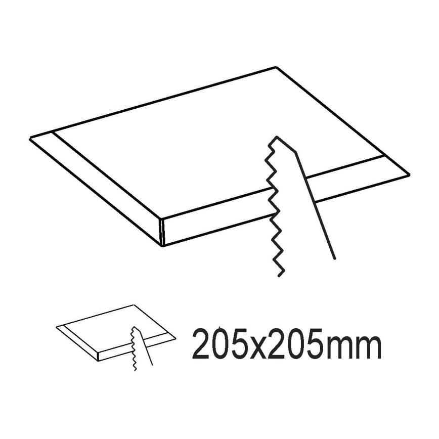 Eglo - Luminaria empotrada LED/16,5W/230V 21,6x21,6 cm