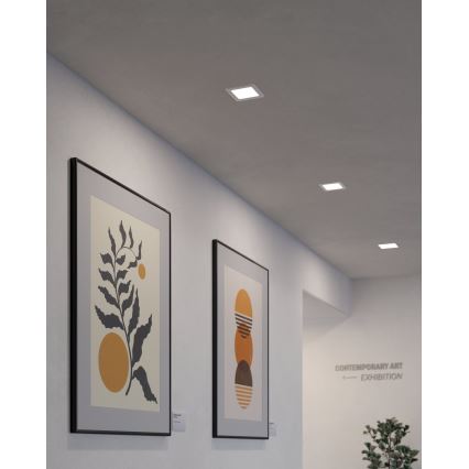 Eglo - Luminaria empotrada de techo LED/5,5W/230V 11,7x11,7 cm