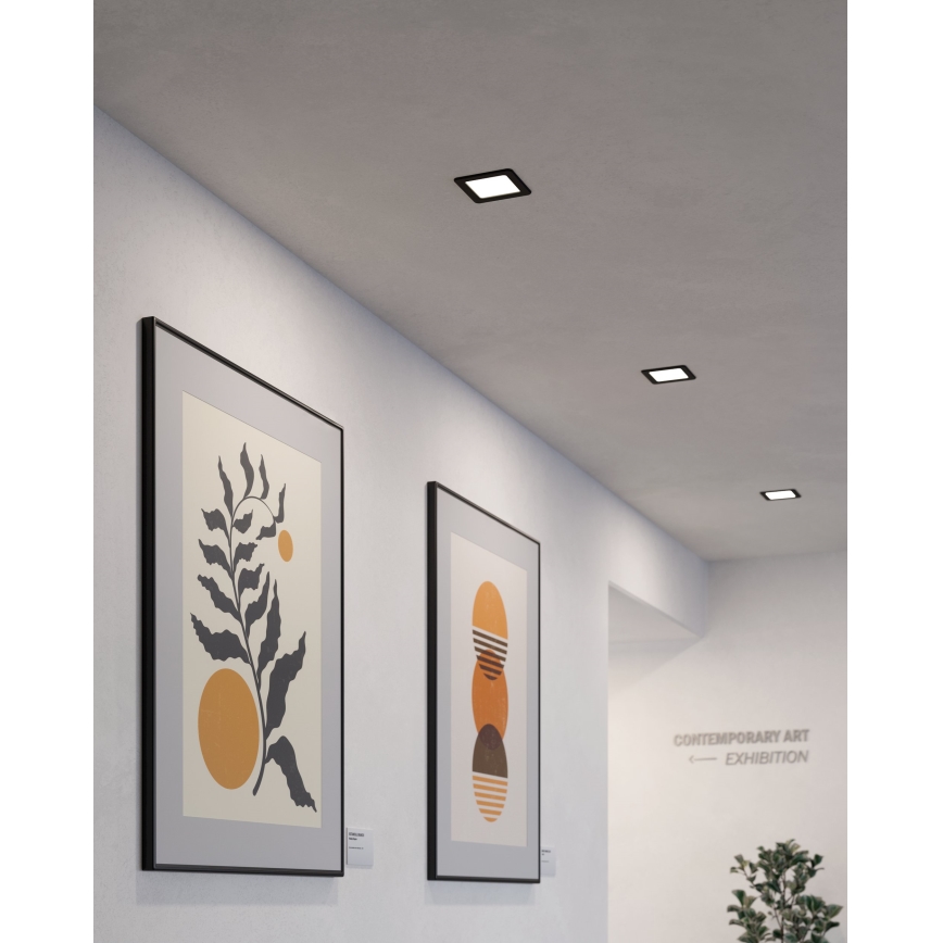 Eglo - Luminaria empotrada LED/5,5W/230V 11,7x11,7 cm