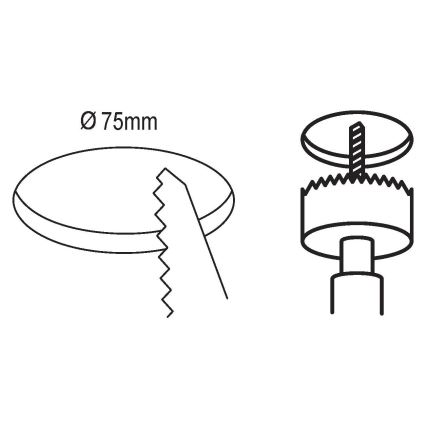 Eglo - LED luminaria empotrada para baño LED/2,7W/230V IP44 pr. 8,6 cm