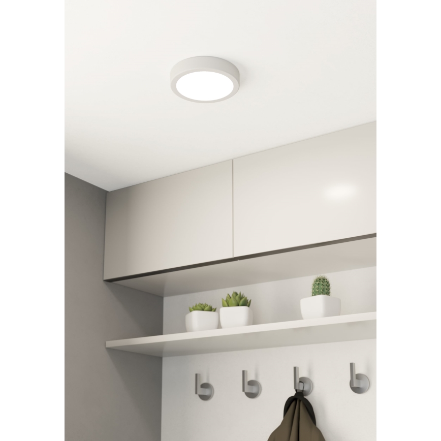 Eglo - Luminaria de techo LED, 10,5 W, 230 V, Ø 16 cm