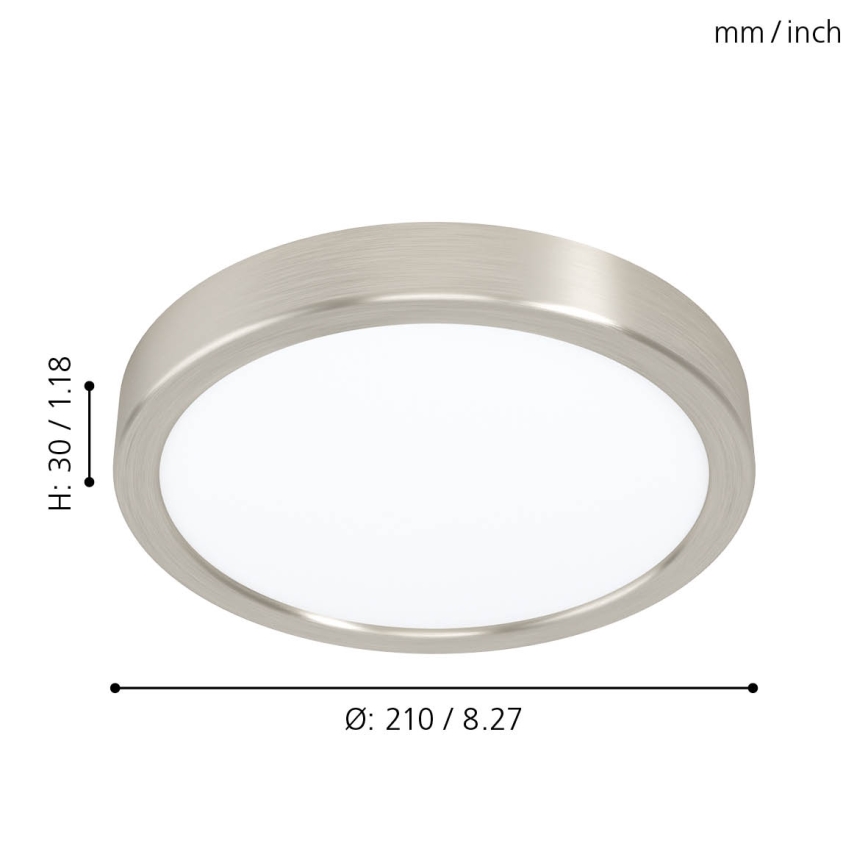 Eglo - Lámpara de techo LED/16,5W/230V diámetro 21 cm