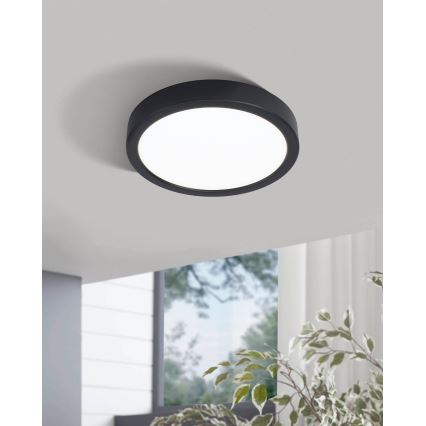 Eglo - Lámpara de techo LED, 16,5 W, 230 V, Ø 21 cm