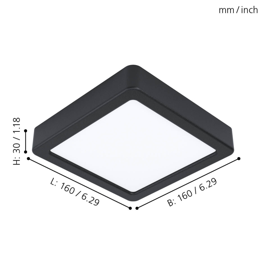 Eglo - Plafón LED/10,5W/230V 16x16 cm