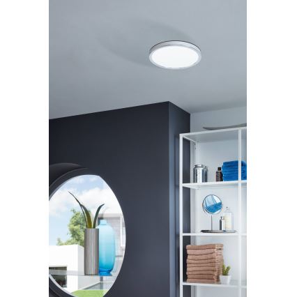 Eglo - Lámpara de techo para baño LED/20W/230V IP44 diámetro 28,5 cm