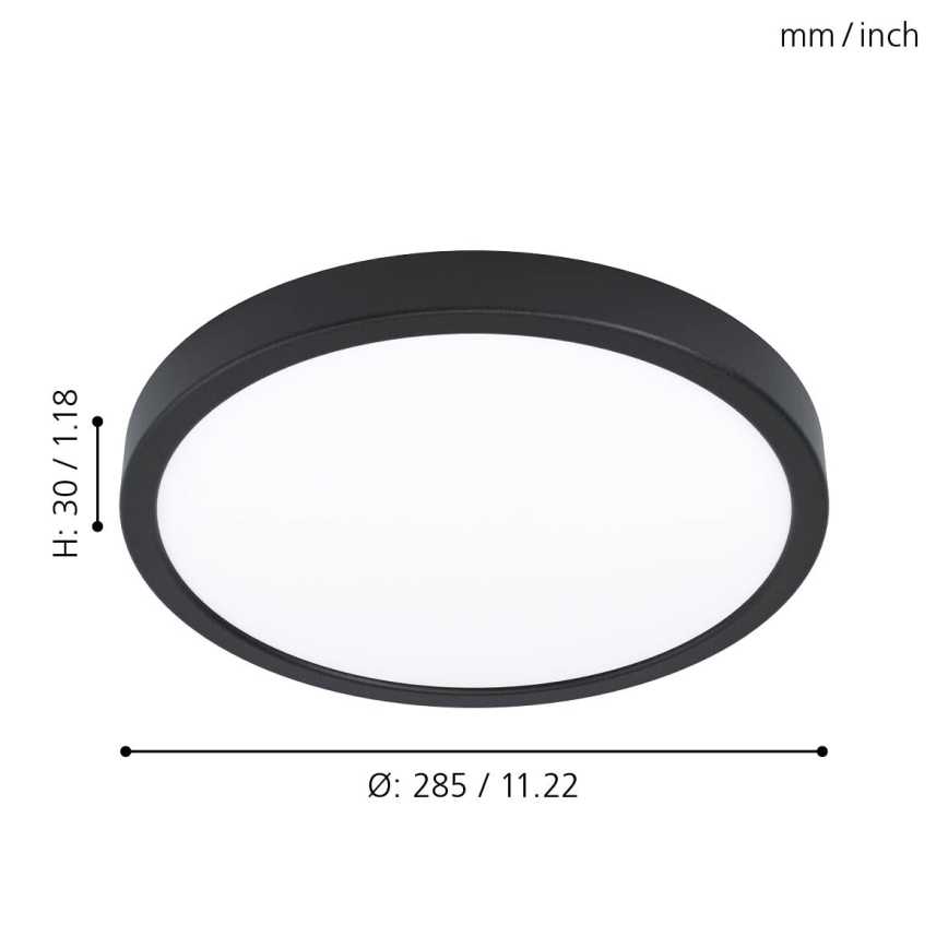 Eglo - Plafón LED de baño LED/20W/230V IP44