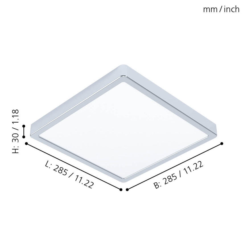 Eglo - Plafón LED de baño LED/20W/230V IP44
