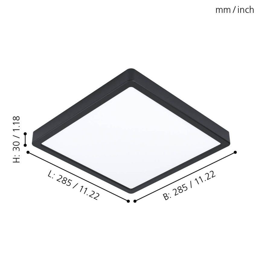 Eglo - Plafón LED de baño LED/20W/230V IP44