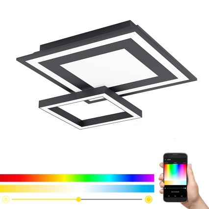 Eglo - Lámpara de techo LED RGB regulable SAVATAEILA-C LED/20W/230V