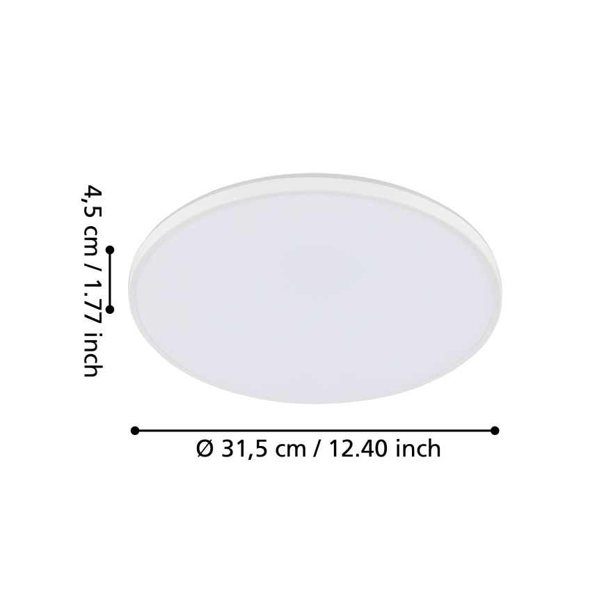 Eglo - Plafón LED LED/18W/230V