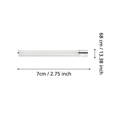 Eglo - Iluminación LED para espejos de baño LED/15W/230V IP44