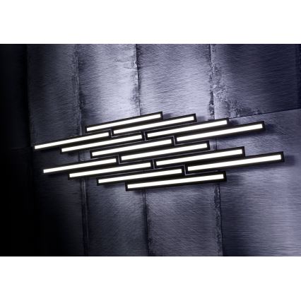 Eglo - Lámpara de techo LED RGB regulable SALITERAS-C 2xLED/10W/230V