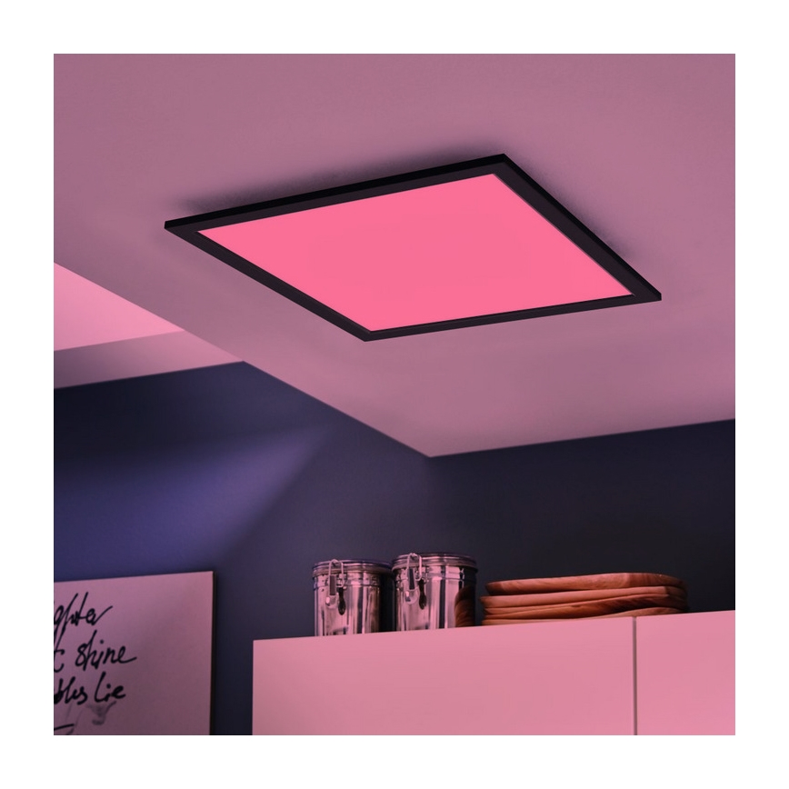 Eglo - Lámpara de techo LED RGBW regulable SALOBRENA-C LED/20W/230V + mando a distancia