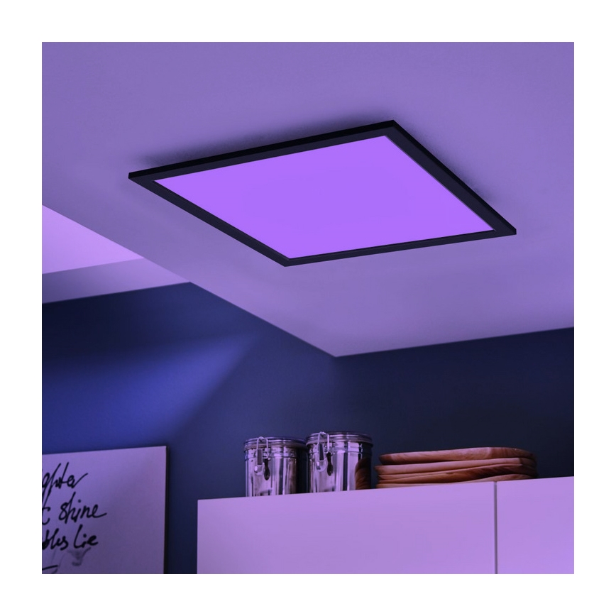 Eglo - Lámpara de techo LED RGBW regulable SALOBRENA-C LED/20W/230V + mando a distancia