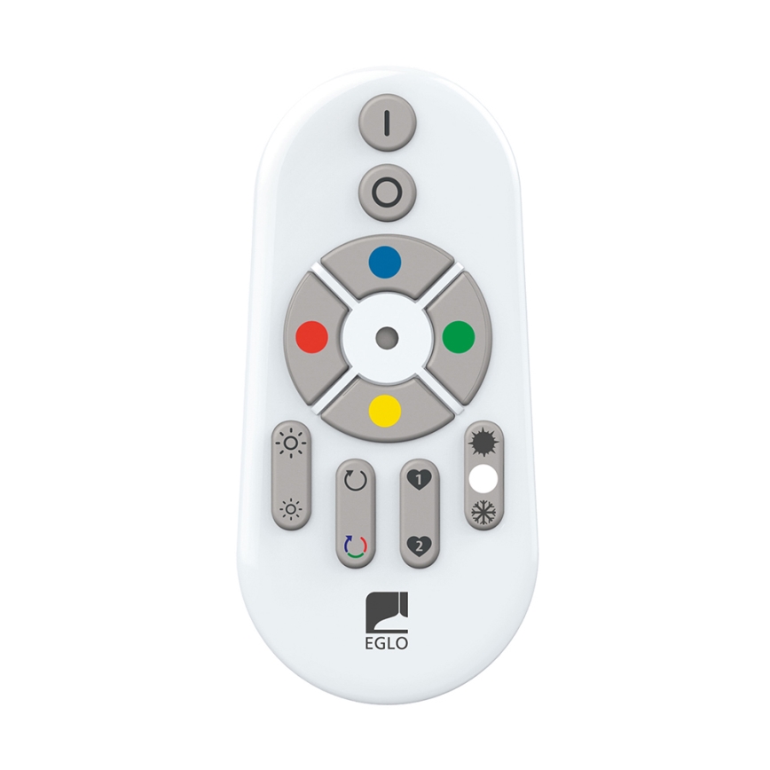Eglo - Lámpara de techo LED RGBW regulable SALOBRENA-C LED/20W/230V + mando a distancia
