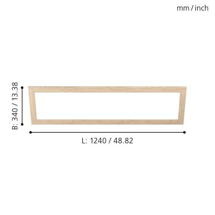 Eglo - Marco para lámpara SALOBRENA 300x1200 mm