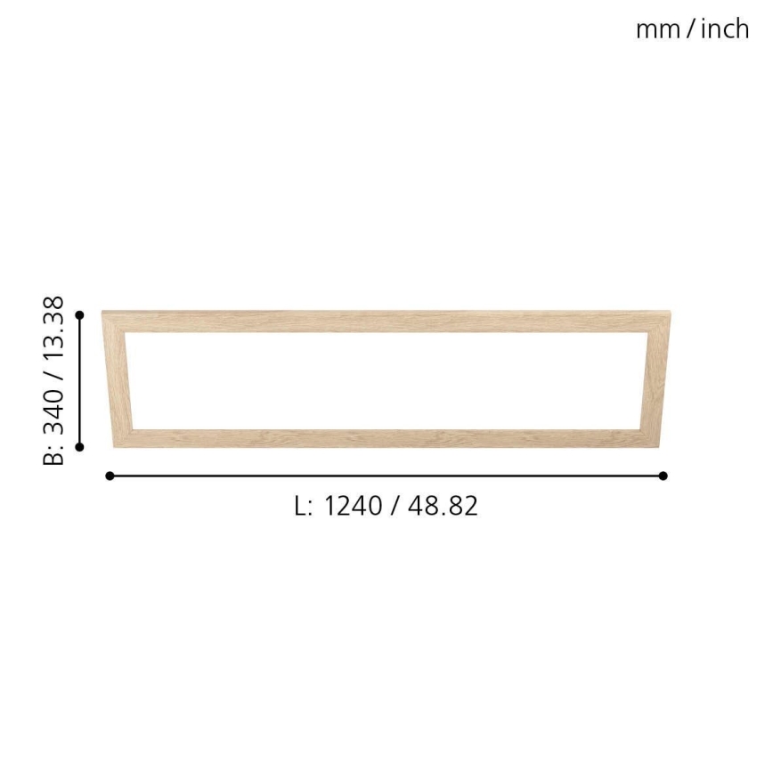 Eglo - Marco para lámpara SALOBRENA 300x1200 mm