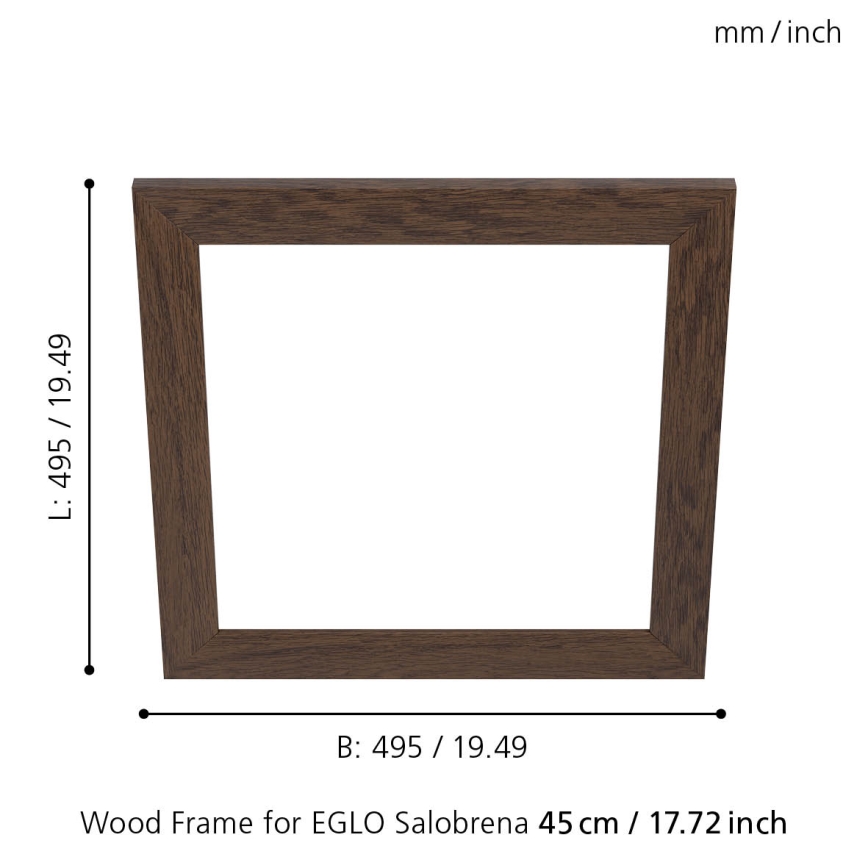 Eglo - Marco para lámpara SALOBRENA 450x450 mm