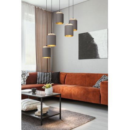 Eglo - Lámpara colgante 5xE27/40W/230V araña