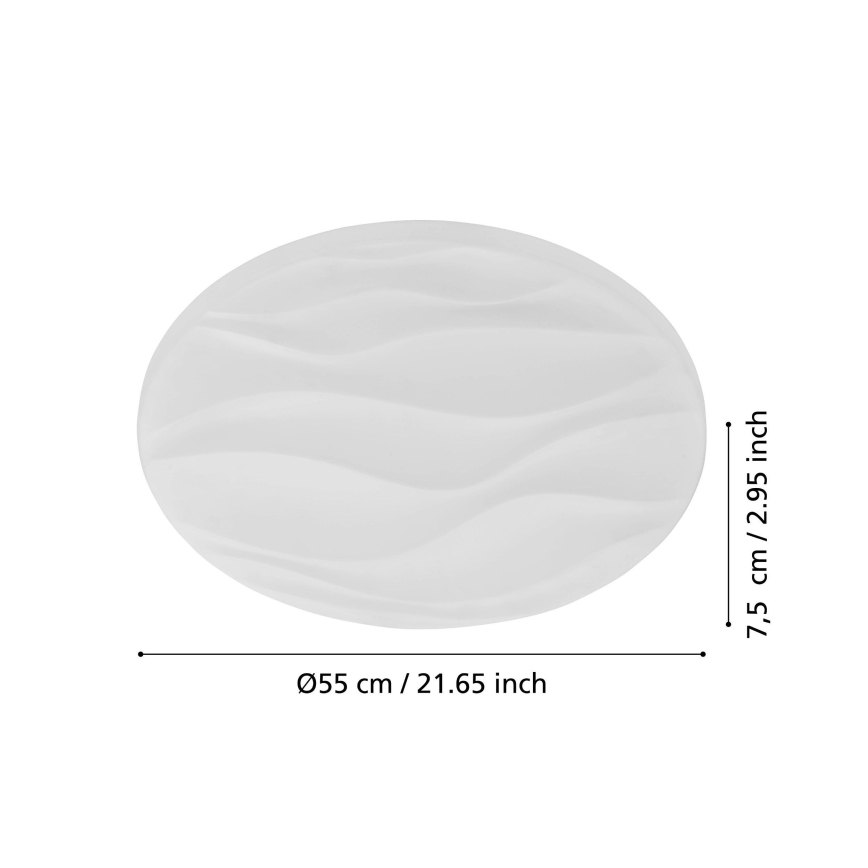 Eglo - Plafón LED LED/36W/230V