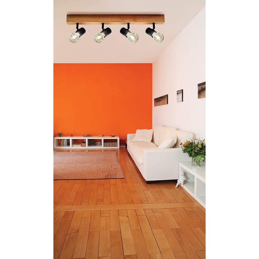 Eglo - Foco TOWNSHEND 4xE27/60W/230V
