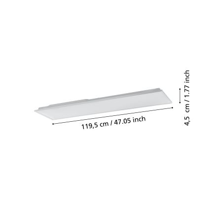 Eglo - Plafón LED regulable LED/31,5W/230V 2700-6500K ZigBee