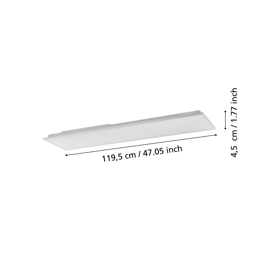 Eglo - Plafón LED regulable LED/31,5W/230V 2700-6500K ZigBee