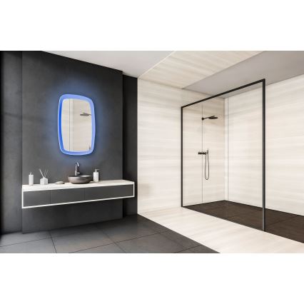 Eglo - Espejo de baño LED RGBW regulable con retroiluminación 20W/230V IP44 ZigBee