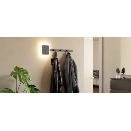 Eglo - Percha LED de pared con luz LED/7,8W/230V