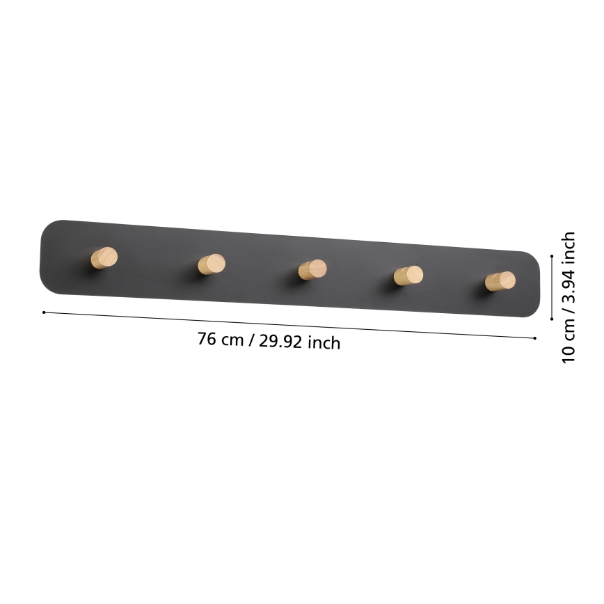 Eglo - Percha LED de pared con luz LED/18W/230V