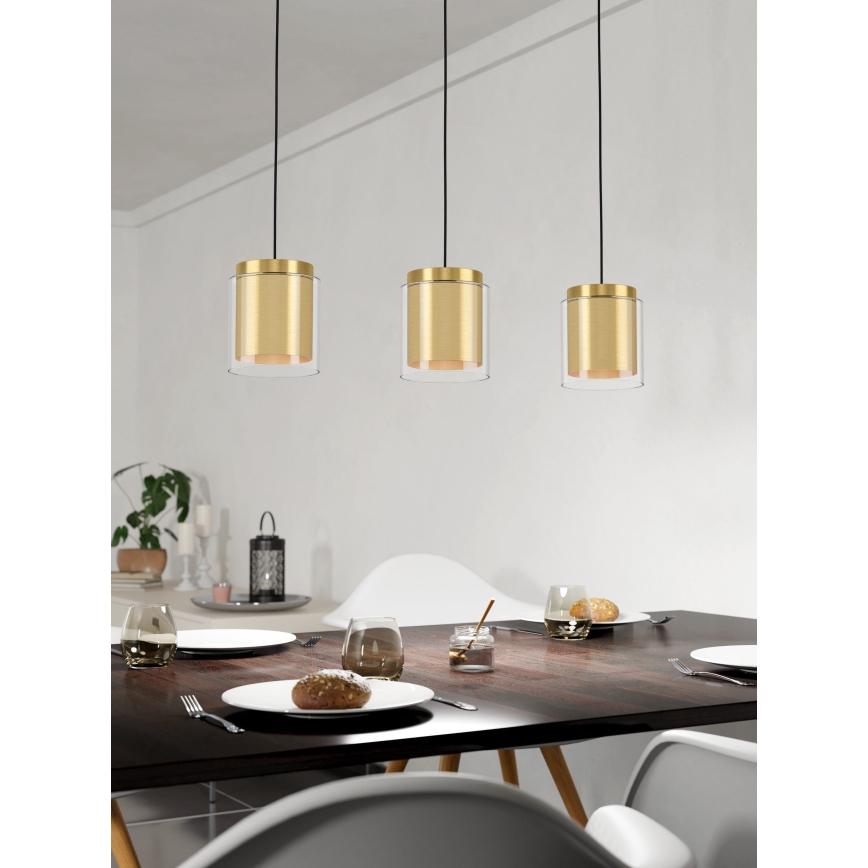 Eglo - Lámpara colgante 3xE27/40W/230V