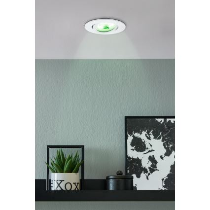 Eglo - LED RGBW Lámpara empotrable regulable LED/5W/230V ZigBee