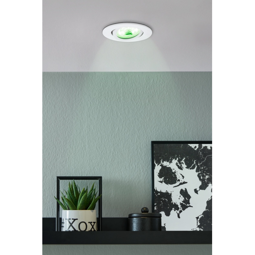 Eglo - LED RGBW Lámpara empotrable regulable LED/5W/230V ZigBee