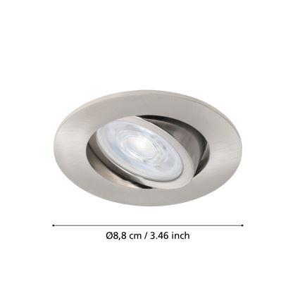 Eglo - LED RGBW Lámpara empotrable regulable LED/5W/230V ZigBee