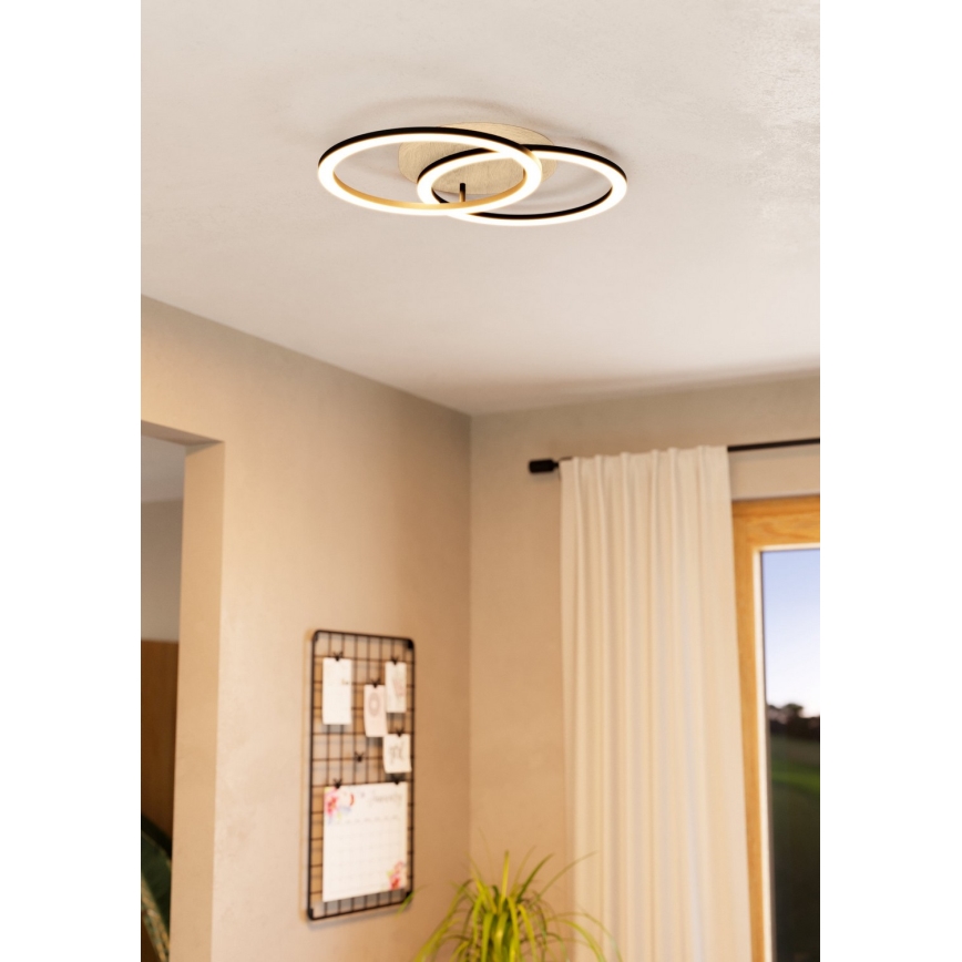 Eglo - Lámpara de techo LED regulable 2xLED/16W/230V 2700-6500K