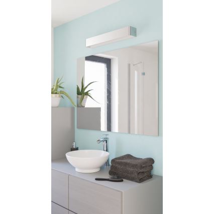 Eglo - Aplique LED de baño LED/26,5W/230V 3000K IP44 cromo mate